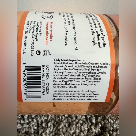 (2) Hello Kitty Caramel Pumpkin Latte Body Scrub - Picture 4 of 5